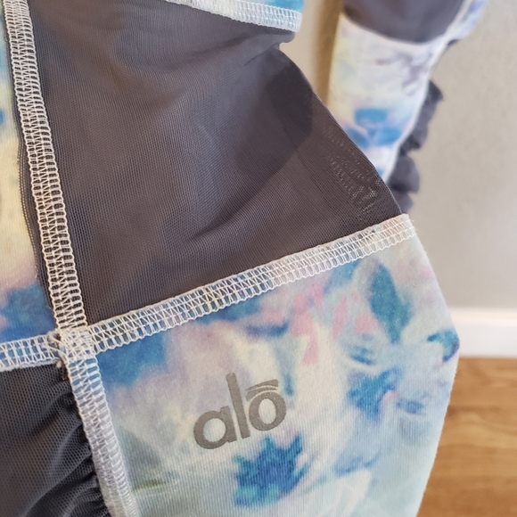 Alo mesh leggins tie dye full length - Picture 3 of 6